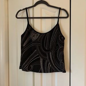 Vintage beaded tank top